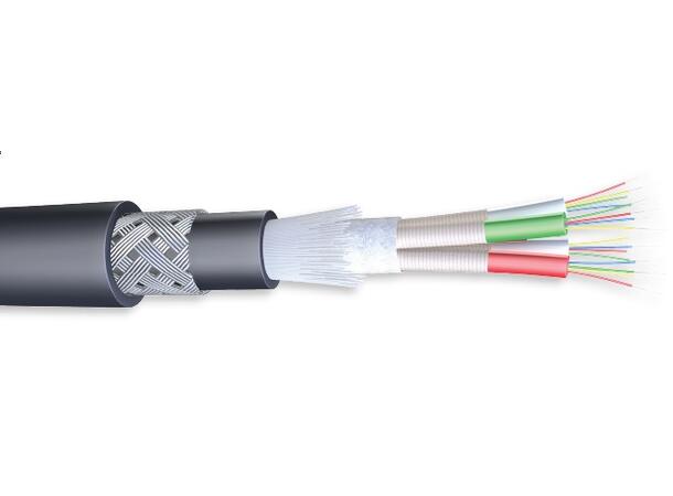 Fiberkabel G24 50/125 OM3, F103 QFCB Armada, Funksjonssikker, DNV, Black 