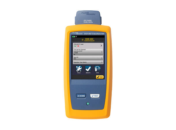 DSX-602 Kabeltester 500MHz Wi-Fi enabled Fluke, Inkl. DSX-PLA004S PL adapter sett 